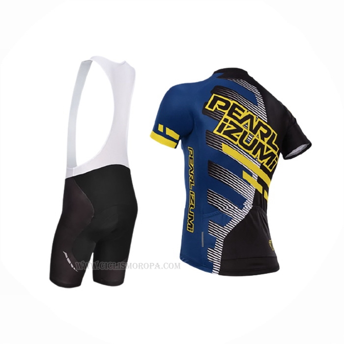 2014 Ropa Ciclismo Pearl Izumi Negro Amarillo Mangas Corta y Culotte Corto